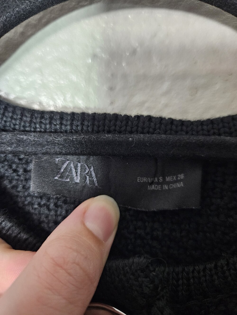 Zara Textured Knit Cardigan With Button Size S - Picture 8 of 12